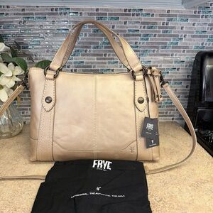 NWT Frye Melissa Medium Lt Bronze purse